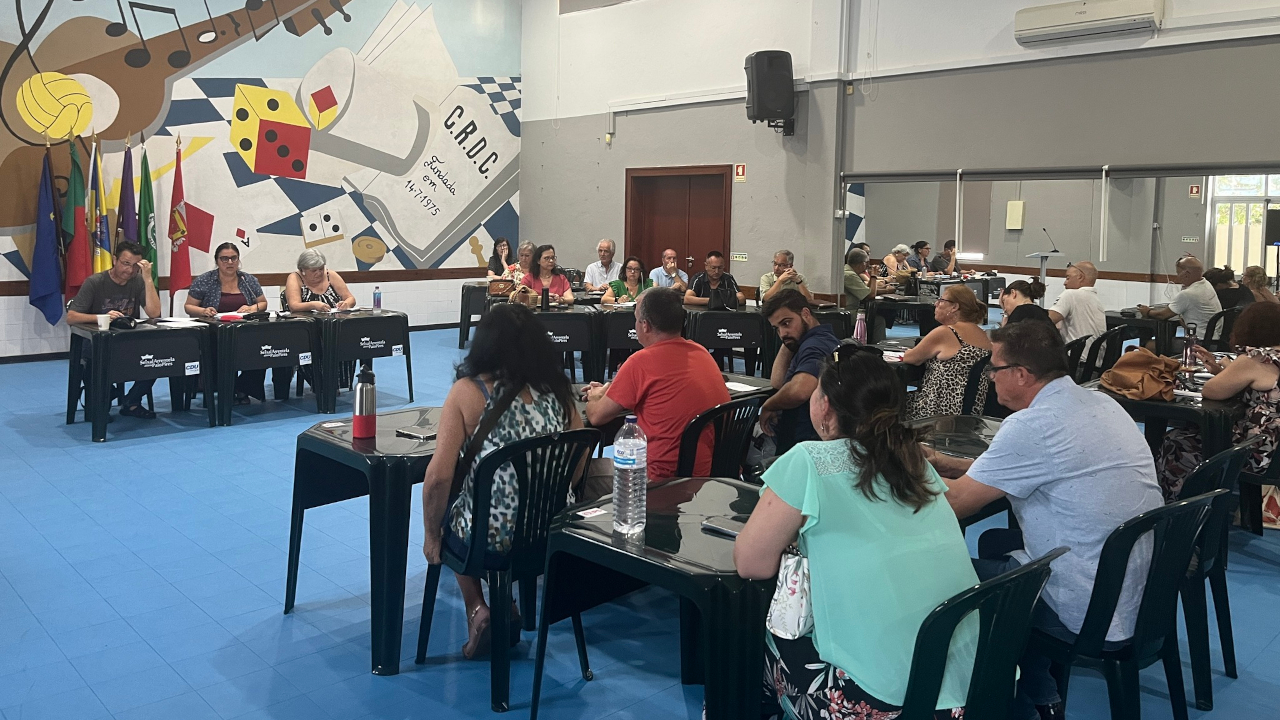Assembleia de Freguesia reuniu dia 30 de junho no CRD das Cavaquinhas