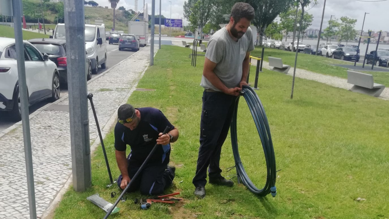 Festas Populares de São Pedro em construção